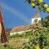 3 Regenbogen im Herbst, in Ligerz